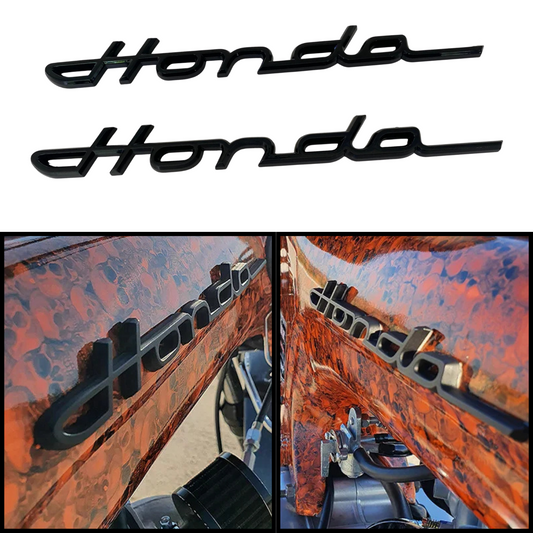Stickers Honda embleem S800 Zwart (repro) Set van 2 stuks