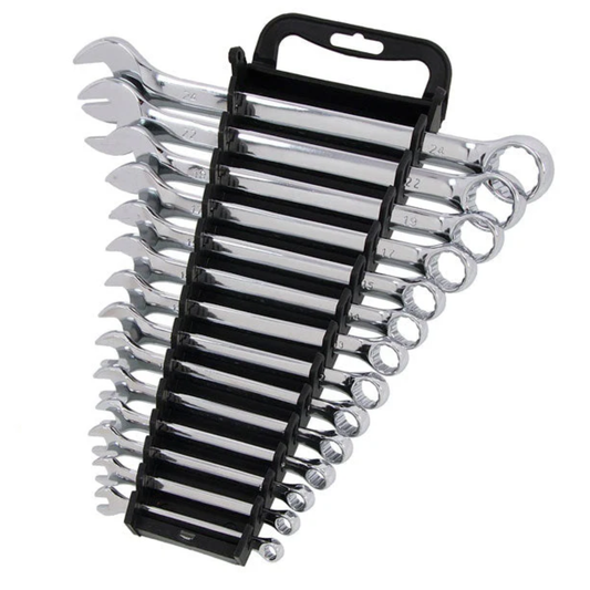14-delige combinatiesleutel set – 6 t/m 24 mm (met houder)