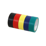 5-delige isolatietape set – 19 mm (PVC) - verschillende kleuren