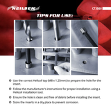Draadreparatie set – Helicoil type M8 x 1.25 (25 stuks)