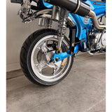 Tubeless velgenset zilver geschikt voor Dax - 12 inch - 2.75 x 3.50