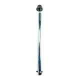 Voorwielas lengte 210mm x diameter 12mm - kleur zilver