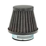 Conische Luchtfilter carbon look - aansluiting van 46mm of 50mm
