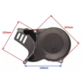 Linker motordeksel donkergrijs – 125cc / 140cc / 160cc