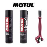 Motul Ketting Onderhoudsset - kettingreiniger, kettingsmeerspray + Kettingborstel