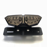 Achterlicht Diamant LED model smoked met ingebouwde knipperlichten
