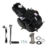 90cc Motorblok zwart - Manueel - 4 Versnellingen kick start. Dax,. (88cc)