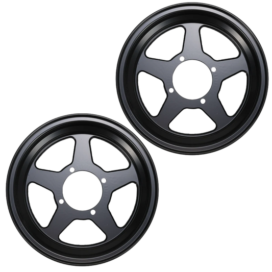 Vijf spaaks velgenset 10 inch - 3.50 x 3.00 geschikt voor Monkey en Dax