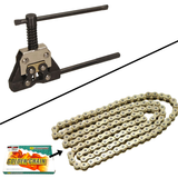 Ketting + kettinginkorter set - W-Standard Copperplate Ketting (128 schakels) + Kettingspons