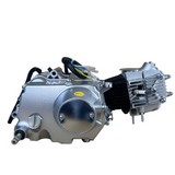 50cc Motorblok zilver- Manueel - 4 Versnellingen kick start. Dax,. (49cc)