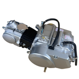 50cc Motorblok zilver- Manueel - 4 Versnellingen kick start. Dax,. (49cc)