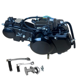 50cc Motorblok zwart - Manueel - 4 Versnellingen kick start. Dax,. (49cc)