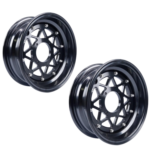 Velgen set zwart - 3.50 x 3.00 x 10 inch - voor Dax en Monkey