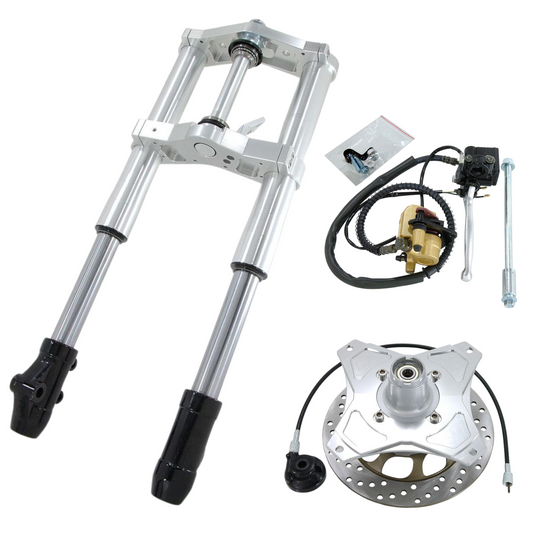 USD 45 mm Voorvork Set – voor Honda Dax & Replica's zilver