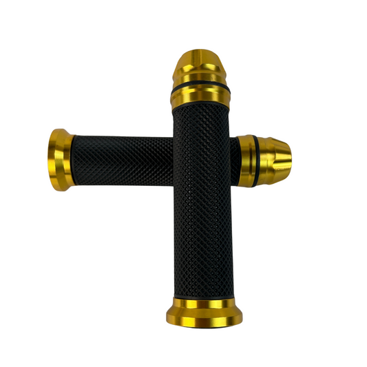 Handvaten goud voor 22,2mm sturen Dax, Monkey, PBR, Pitbike..