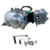 72cc 4-takt schakel motorblok zilver – 4 versnellingen - Dax, Monkey, PBR..