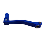 CNC schakelpedaal met driehoekspatroon blauw voor 50cc - 125cc