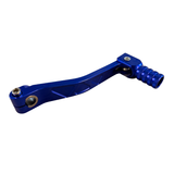 CNC schakelpedaal met driehoekspatroon blauw voor 50cc - 125cc