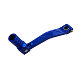 CNC schakelpedaal met driehoekspatroon blauw voor 50cc - 125cc