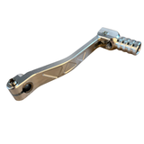 CNC schakelpedaal met driehoekspatroon zilver voor 50cc - 125cc