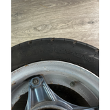 Tweedehands - velg, naaf en band afkomstig van Dax 3.50 x 10 inch