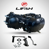 Lifan 50cc Motorblok zwart - Manueel - 4 Versnellingen kick start. Dax,. (49cc)