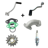 Lifan 70cc Motorblok zwart - Manueel - 4 Versnellingen kick start. Dax,. (72cc)