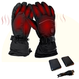 Elektrisch verwarmde winterhandschoenen met powerbanks - drie standen