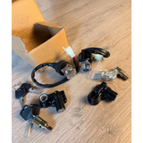 Verschillende onderdelen van contactslot set Dax