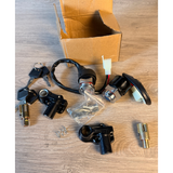 Verschillende onderdelen van contactslot set Dax