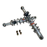 Achterveren / schokdempers zilver - CNC 320mm set met 6 spoelen
