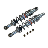 Achterveren / schokdempers zilver - CNC 320mm set met 6 spoelen