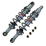 Achterveren / schokdempers zilver - CNC 320mm set met 6 spoelen