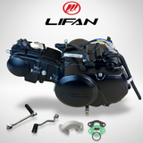Lifan 50cc Motorblok zwart - Manueel - 4 Versnellingen kick start. Dax,. (49cc)