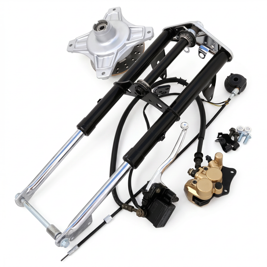 Voorvork ST50 old style + schijfrem voor dax