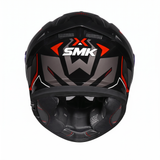 SMK Typhoon Azonix integraalhelm met uitklapbaar zonnevizier.