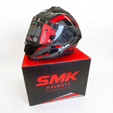 SMK Typhoon Azonix integraalhelm met uitklapbaar zonnevizier.