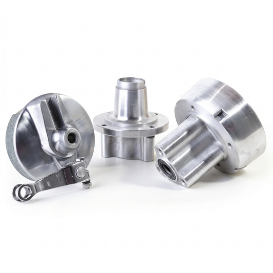 Monkey naaf set zilver met Dax remtrommel 12mm as