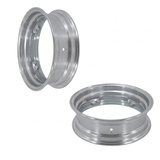 Tubeless velgenset zilver geschikt voor Dax - 12 inch - 2.75 x 3.50