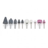10-delige dremelset – aluminiumoxide (1/8" & 1/4" schacht)