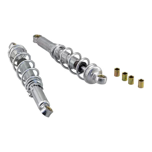 Set achterveren 330mm chroom look - standaard lengte