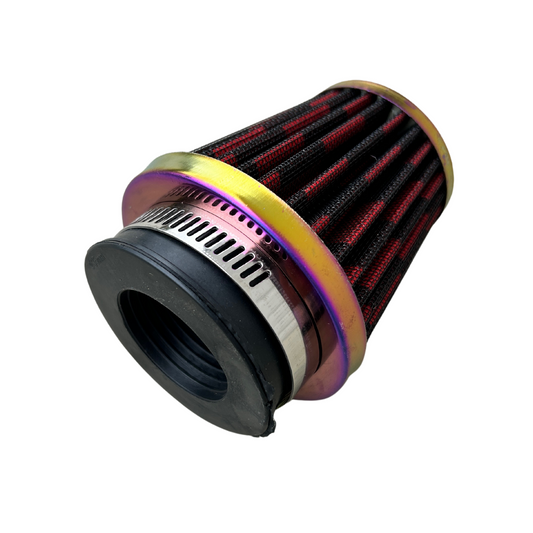 Mulitcolor K&N Type Air filter Checkered Flag - 48mm