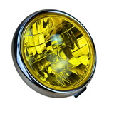 Multirefclector Koplamp diamond geel en chrome voor Dax