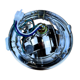 Multirefclector Koplamp diamond geel en chrome voor Dax