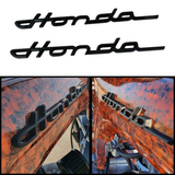 Stickers Honda embleem S800 Zwart (repro) Set van 2 stuks