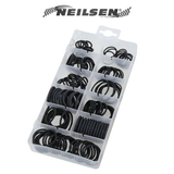 Neilsen 144-delige O-ring assortiment set – rubberen afdichtringen