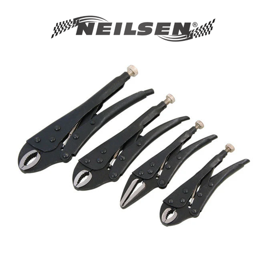 Neilsen 4-delige griptang set – gebogen bek en lange bek
