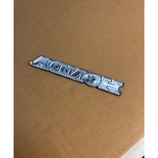 Honda plaatje met twee gaten voor schroeven - nieuw zonder verpakking