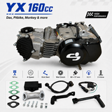 YX 160cc motorblok met toebehoren geschikt voor Dax, Pitbike, Monkey..