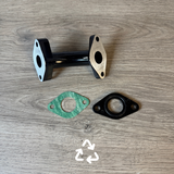 Spruitstuk zwart 18mm klein model - In nieuwstaat, enkel gemonteerd geweest.